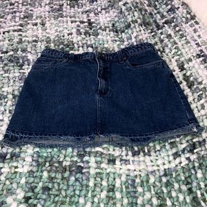 Free People Jean Skirt, blue. size 12
